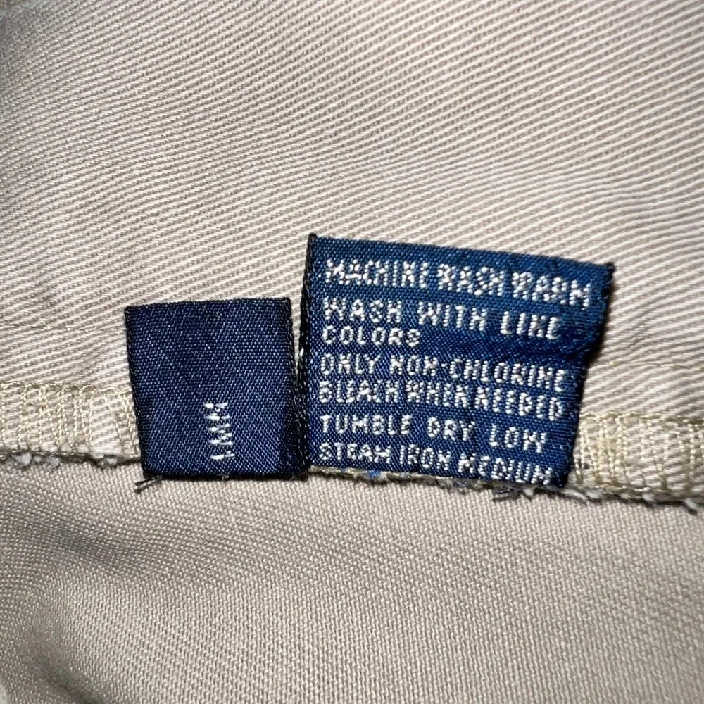 Polo Ralph Lauren Philip Pant Mens 36x34 Khaki Chino Cotton Straight Leg Beige